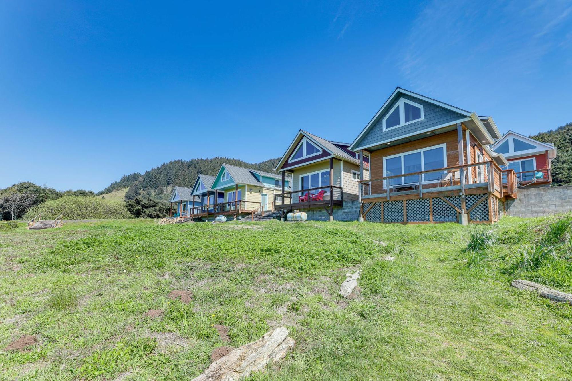 Epic Yachats Escape Oregon Coastline Beach, Views Exterior photo